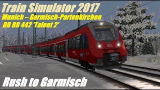 Train Simulator 2017 • Rush to Garmisch • DB BR442 quotTalent 2quot [upl. by Haldane]