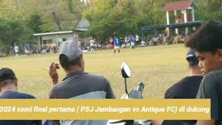 BOBA CUP II 2024 semi final pertama mempertahankan PSJ Jambangan vs Antique FC [upl. by Cirtemed114]