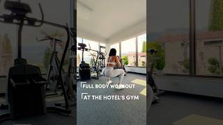 Full Body Workout and Cardio at the Hotels Gym No days off [upl. by Babbette]