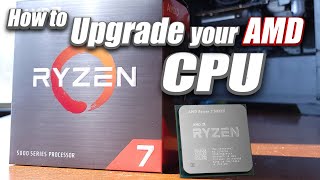 How to Upgrade an AMD Ryzen CPU AM4 Socket [upl. by Tally731]