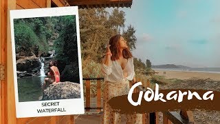 Travel To Gokarna  Secret Waterfall  Beach Stay  TRAVEL VLOG 2019 [upl. by Len]