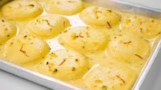 Rasmalai Halwai Style with Secrets  Bengali Rasomalai Recipe  CookingShooking [upl. by Bertelli132]