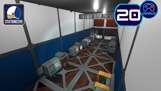 Setup of Manufacturing Room  Stationeers  A Lets Play E20 [upl. by Llenil]