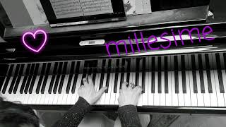 MILLESIME Pascal Obispo piano cover [upl. by Llednek]