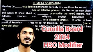 Modifier HSC  Cumilla Board 2024  cumillaboard2024 [upl. by Anisor]