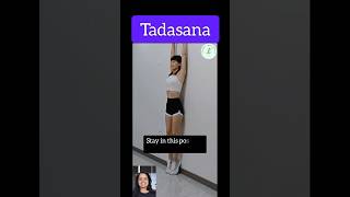 Tadasana Yoga Benefits yogapose weightlossseries weightlossworkout shortvideo tadasana [upl. by Strade529]