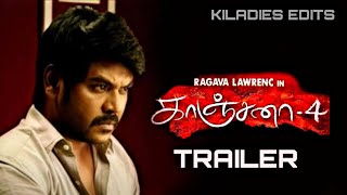 KANCHANA 4Official TrailerRagavaLawrence Vedhika Oviya LakshmiRaiSun pictures [upl. by Russon]