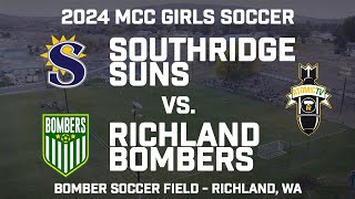 2024 MCC Girls Soccer  Southridge Suns vs Richland Bombers [upl. by Klemperer]