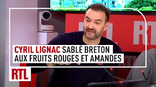 Cyril Lignac  le sablé breton aux fruits rouges et amandes [upl. by Airotciv]