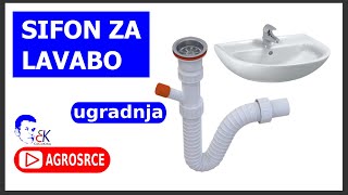 Rebrasto crevo  sifon za lavabo Kako montirati [upl. by Phila]