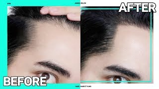 Instant Fix For Receding Hairline  Thinning Hair  Hair Makeup ✖ James Welsh [upl. by Ambrogio521]