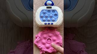 Kineticsand Popit Machine 😱🤣🤩 satisfying kineticsand popit machine trend funny shorts [upl. by Inalaehak]