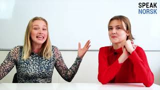 Spoken Norwegian in 3 minutes with Maria and Kristine [upl. by Rimaj]