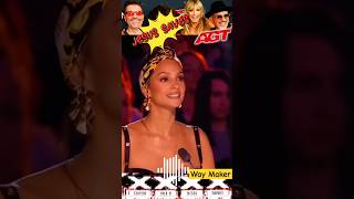 Americas got talent 🇺🇸 Powerful Audition Performance quot WAY MAKERquot music agt [upl. by Latsyrk]