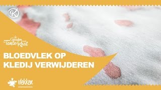 Bloedvlekken Verwijderen op Kledij  De Gouden Raad Van Tante Kaat [upl. by Einaled]