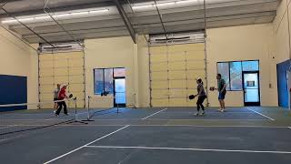 Newberg Indoor Pickleball4RussJoellen Sarah Bob [upl. by Aelaza]