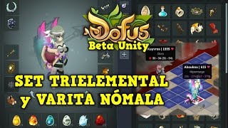 DOFUS BETA UNITY VUELVE LA VARITA NÓMALA  SET TRIELEMENTAL CRÍTICO para PVP  Koliseos 1vs1 [upl. by Liagiba187]