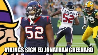 BREAKING Minnesota Vikings Sign Edge Rusher Johnathan Greenard [upl. by Dacy]