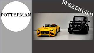 Lego Mercedes AMG G 63 amp AMG SL 63 Speedbuild [upl. by Brade137]