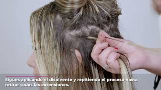 Tutorial Mantenimiento Extensiones de Queratina [upl. by Yeargain594]