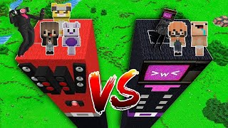 RETO DE LAS TORRES SKIBIDI TITAN TV MAN VS TV WOMAN 😱📺 MINECRAFT [upl. by Justinian]