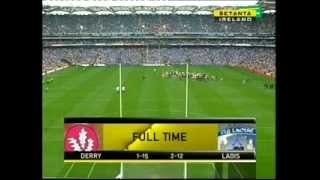 2007 All Ireland Minor Football Semi Final  Laois v Derry [upl. by Ellenod259]