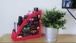 Diy Remote Organizer  Remote Holder  Best out of waste  Cardboard craft ideas [upl. by Christal775]