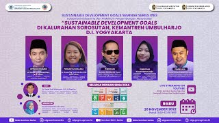 SDGs SEMINAR SERIES 83 [upl. by Athelstan]