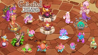 Celestial Island Full Song  All Young and Adult Celestials  My Singing Monsters [upl. by Letch]