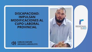 Dialogamos con el abogado laboralista Carlos Cafure [upl. by Ayek460]