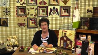 How to applique a Schoolhouse Mini Quilt Block 7 of Jan Pateks Block of the Month [upl. by Nilrak]