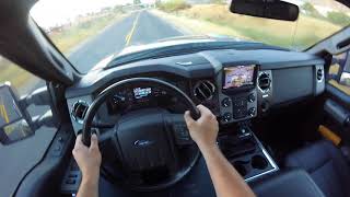 2016 Ford F250 Super Duty Lifted Truck POV Drive [upl. by Ahseele741]