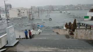 SCARIEST 2011 JAPAN TSUNAMI FOOTAGE COMPILATION PART 55 [upl. by Iem78]