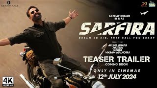 SARFIRA  Trailer  Akshay Kumar  Paresh Rawal  Radhikka  Sudha Kongara  12th July 2024 [upl. by Aneel]