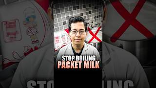 Stop Boiling Packet Milk  DtBhawesh  diettubeindia dietitian shorts [upl. by Pharaoh]