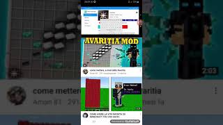 come scaricare la mod avaritia su minecraft [upl. by Sivrahc]