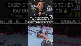 Casey O’Neill gave her Raygun celebration a perfect 10 at UFC305 [upl. by Geddes]