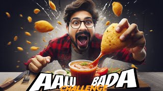 Aalu bada challenge  food challenge video foodchallange challange vlogk2rfun [upl. by Siloam]