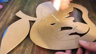 Cutting Chipboard with the Cricut Maker and Knife Blade Teacher Gift [upl. by Anelas]