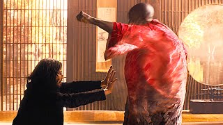 The Matrix Resurrections  Neo vs Morpheus Fight Scene  Movie CLIP 4K [upl. by Anelej]