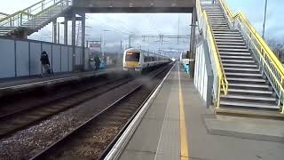 Trains at Rainham station 17224 [upl. by Jopa]