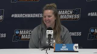 NCAA Tournament PrePractice Press Conference  Coach Vachon [upl. by Eisaj]