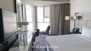 Classic Room with Haram View  Swissotel Makkah  Welcome Saudi [upl. by Leggat30]