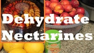 How to make Dehydrated Dried Nectarine Fruit with Waring Pro Food Dehydrator [upl. by Lopez]