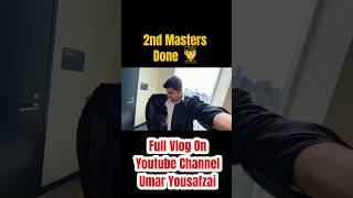 2nd Masters done umaryousafzai usa usvisa ukvisa students graduation masters viralvideo [upl. by Philipines]