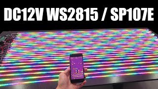 Addressable WS2815 LED Strips Work with SP107E How to Build a LED Music Screen [upl. by Little]