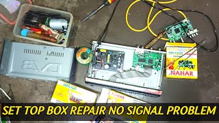 Set top box repair set top box no signal problem repair DD free dish no signal dth signal up down [upl. by Matilde]