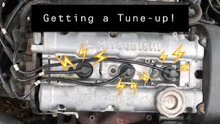 How to change spark plugs in your DOHC 3000GT 1993 3000GT SL [upl. by Suirradal903]