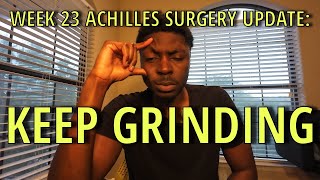 Achilles Rupture Surgery week 23 Update  Recovery  Physical Therapy  Speed Bridge Repair [upl. by Aenyl]