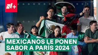 Aficionados mexicanos le ponen sabor a París 2024  N [upl. by Einra]